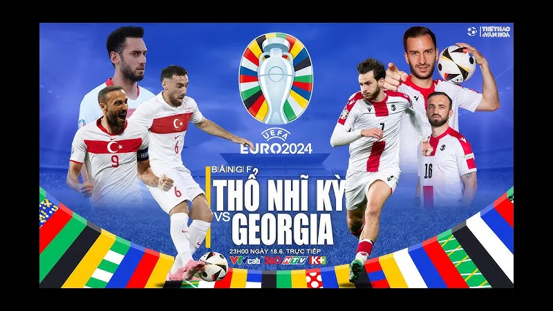 Cầu thủ Thổ Nhĩ Kỳ ăn mừng bàn thắng trước Georgia