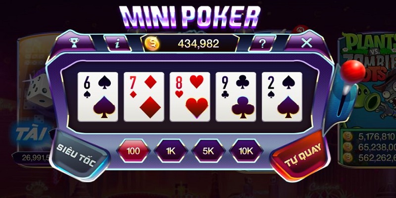 Mách bạn cách quay Mini Poker nổ hũ Jun88 cực hay từ cao thủ 4 Hướng dẫn cách quay mini poker nổ hũ Jun88